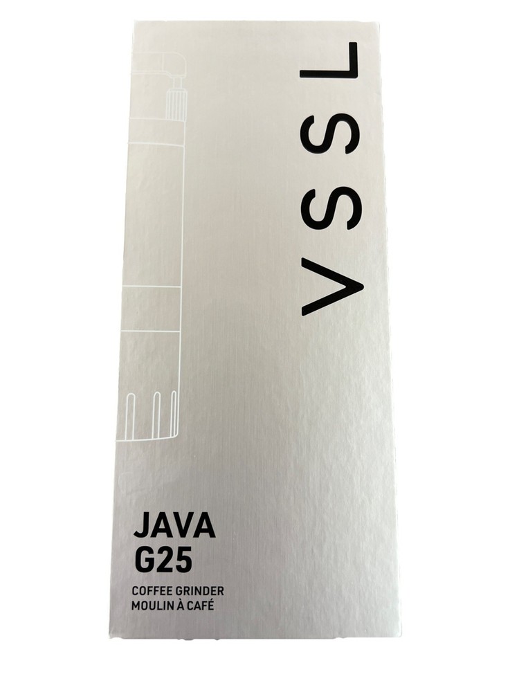 VSSL Java G25 Manual Coffee Grinder | for 25 Gram Standard, Carbon - NEW IN BOX