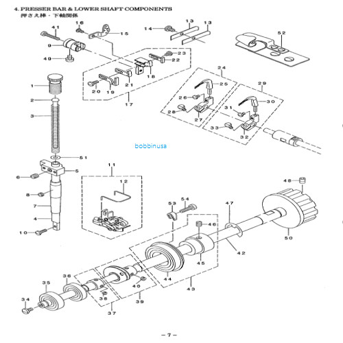Presser Foot Taping ¼ Juki Brother Sewing Machine