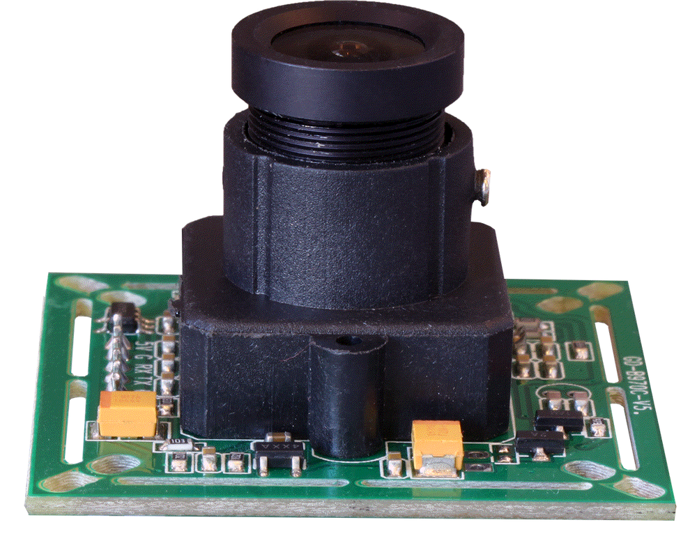 C429-L28 JPEG Compression VGA Camera Module WITH IR-CUT filter mounted on sensor
