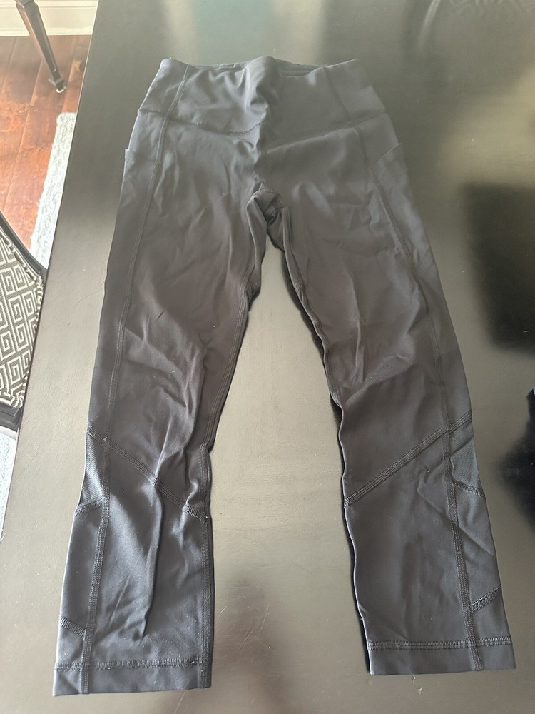 Lululemon Pace Rival Crop *22" Black   Size 6
