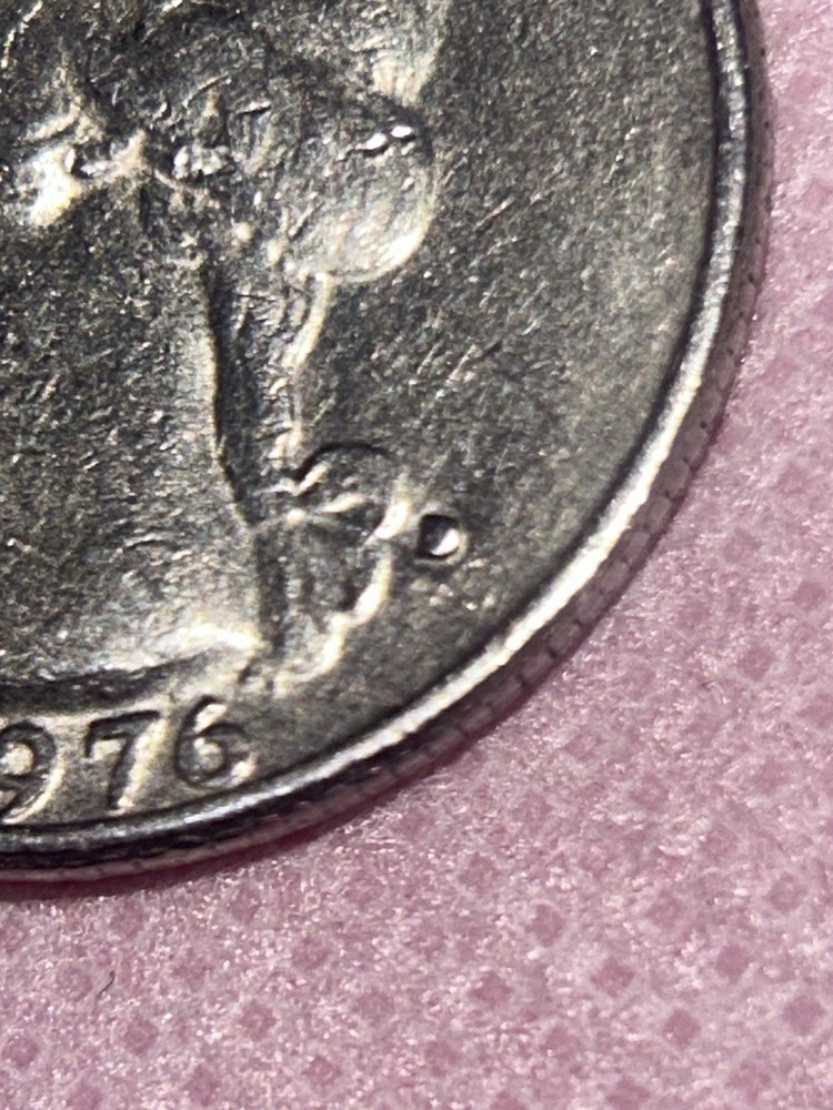 1776-1976 D Bicentennial Quarter Doubled Die Reverse DDO Error RARE