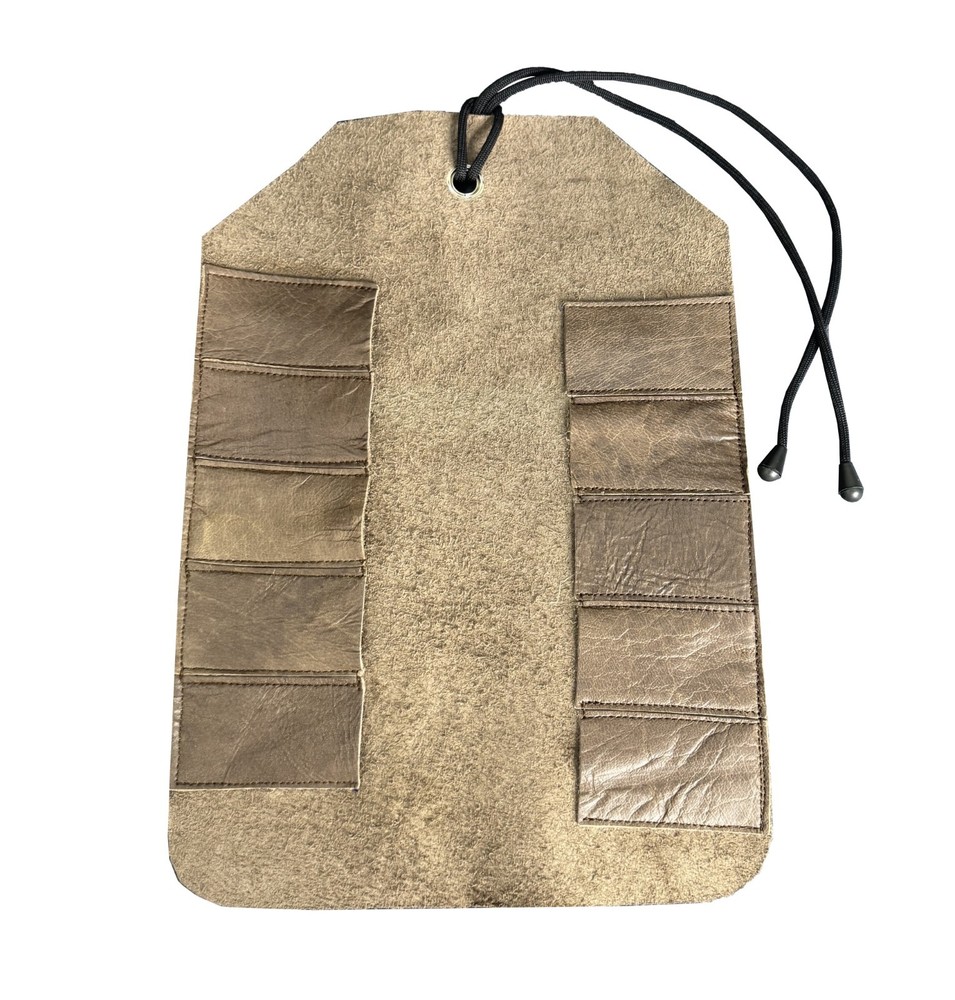 Durable Leather Tool Roll – Keep Your Wrenches & Chisels Secure & Organized