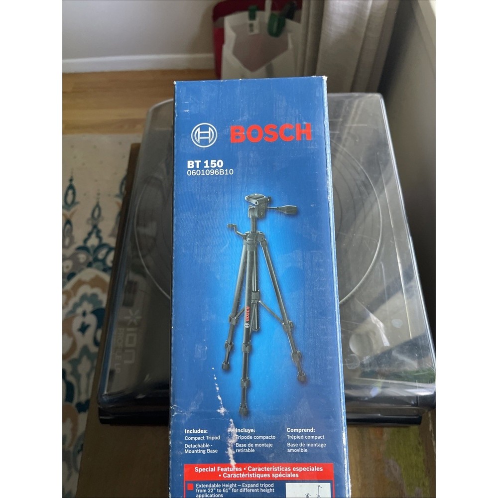 Bosch BT150 Compact Extendable Tripod With Adjustable Legs BT 150