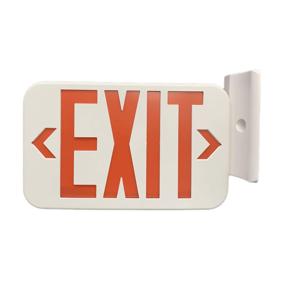 Amazon Commercial LED Emergency Exit Sign, Double Face Exit with Battery Backup