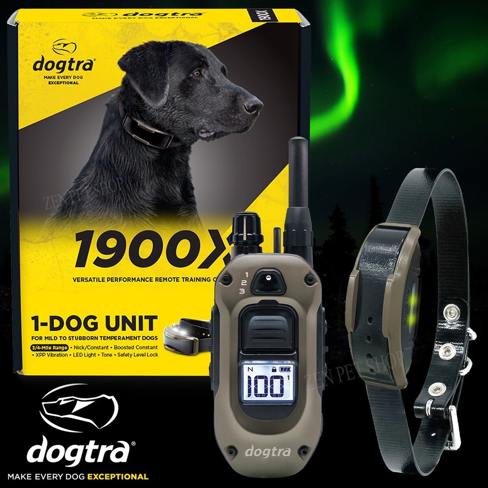 Dogtra 1900X Remote Training Collar 3/4 Mile Range - Boost and XPP Vibration