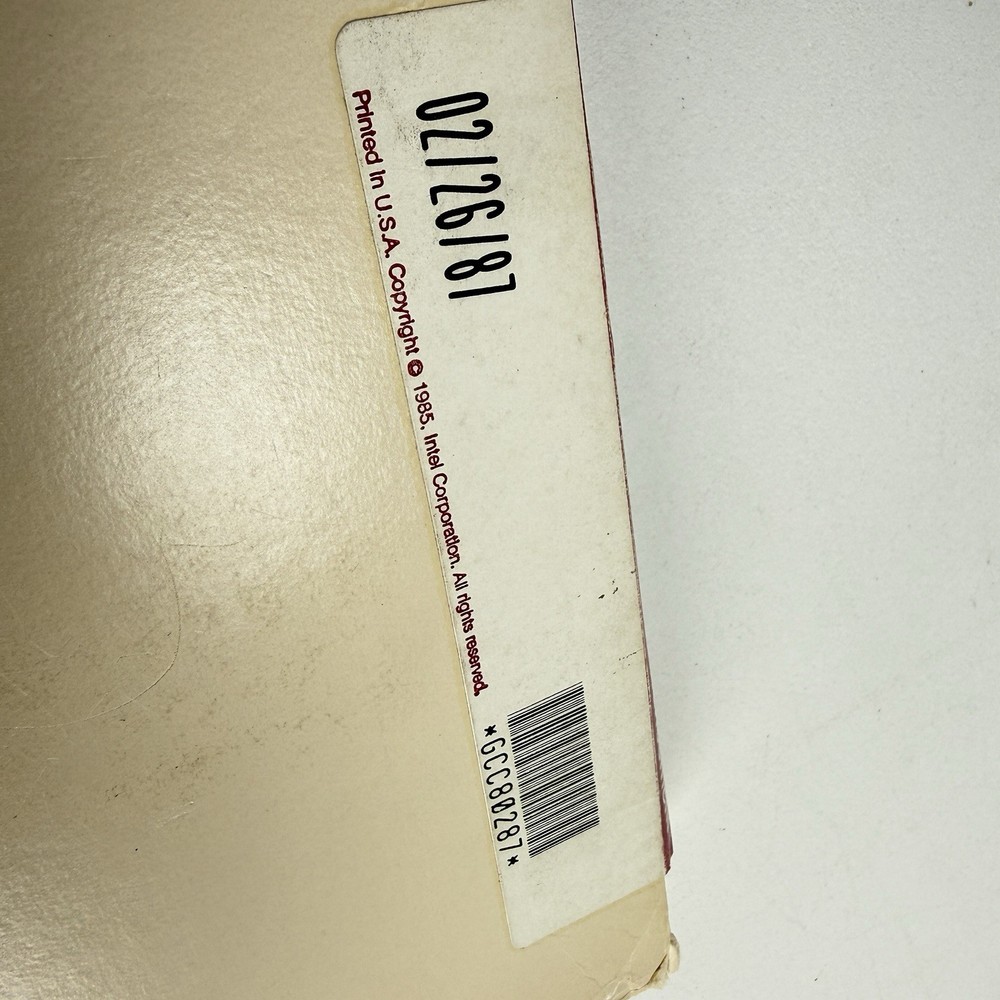 Intel Math Coprocessor For Vintage IBM PC AT And Compatible