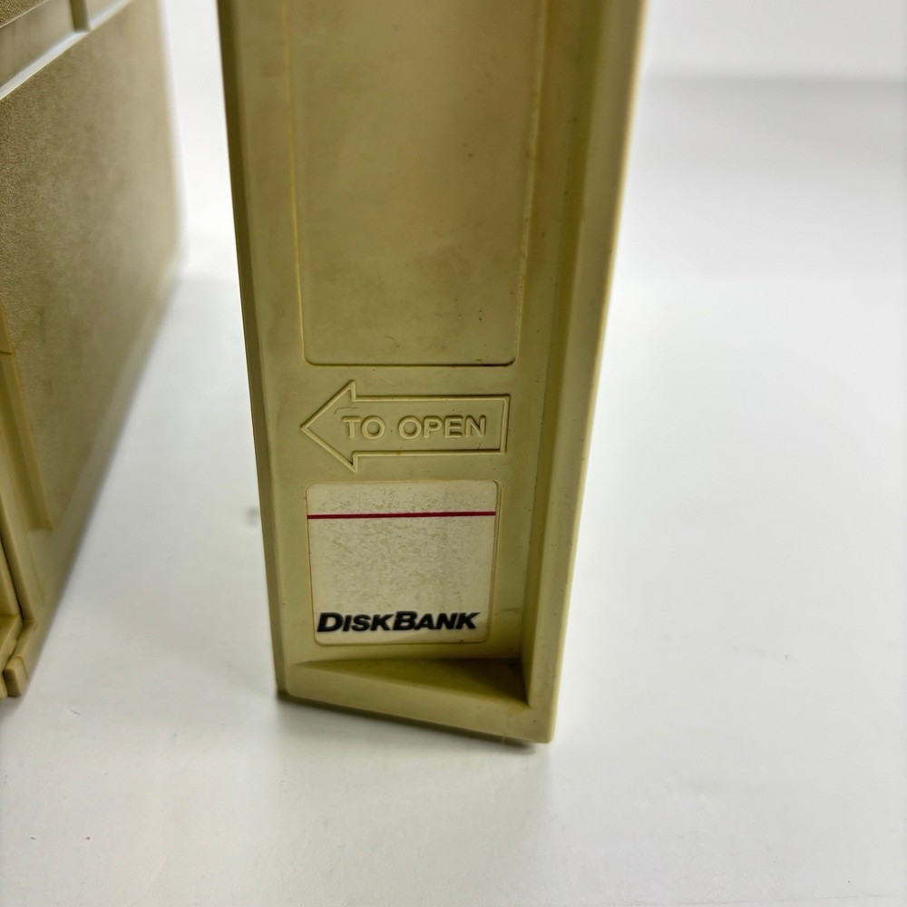 VTG DISKBANK 2 Floppy disk 5.25 Storage Detachable Customizable Case Stackable