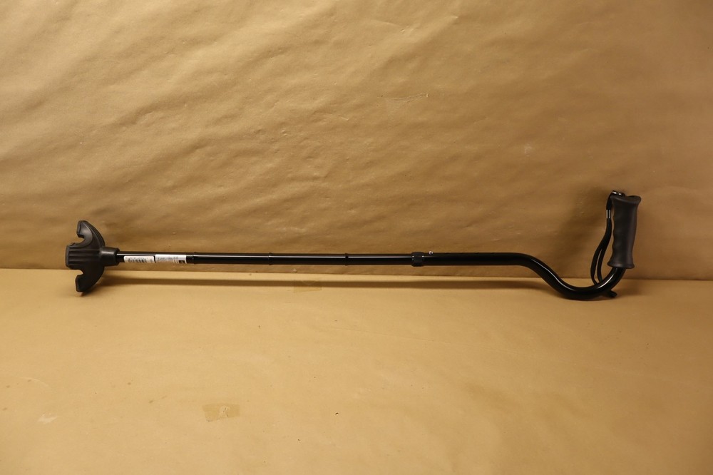 Medline 4U 4-Point Offset Folding Hybrid Canes, Black