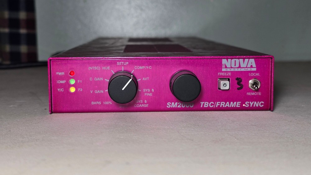 Nova Systems SM-2000 Time Base Corrector/Frame Synchronizer (UNTESTED)(NO PSU)