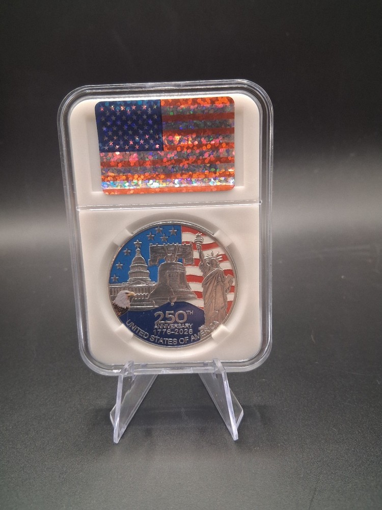 2026 Commemorative Coin Liberty Bell Bald Eagle Design Silver Clad