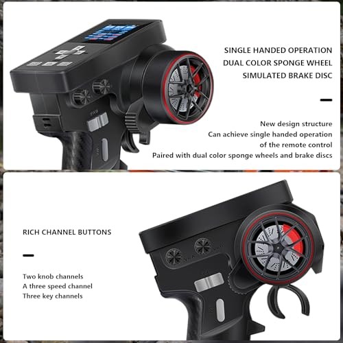 GOUPRC Racing RC Transmitter Screen Remote Controller 8CH 2.4GHz & Receiver