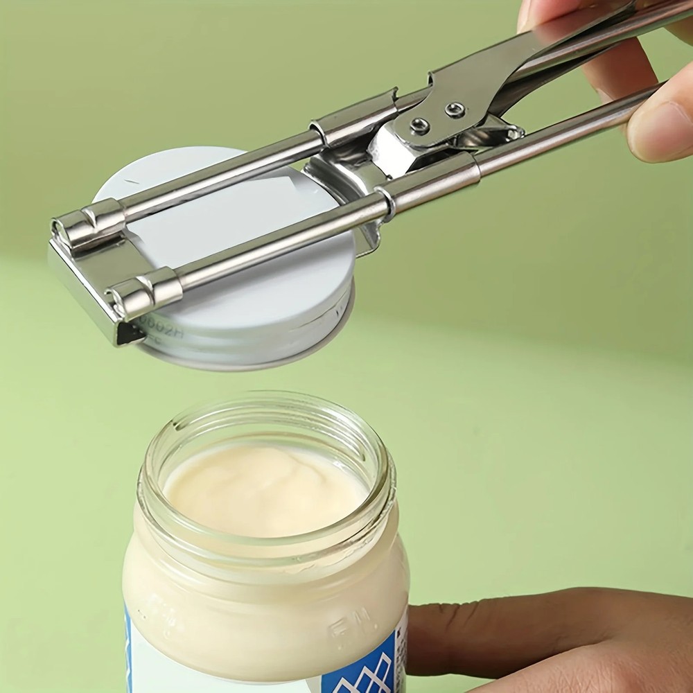 A sturdy and durable kitchen tool suitable for cans and bottles, adjustable