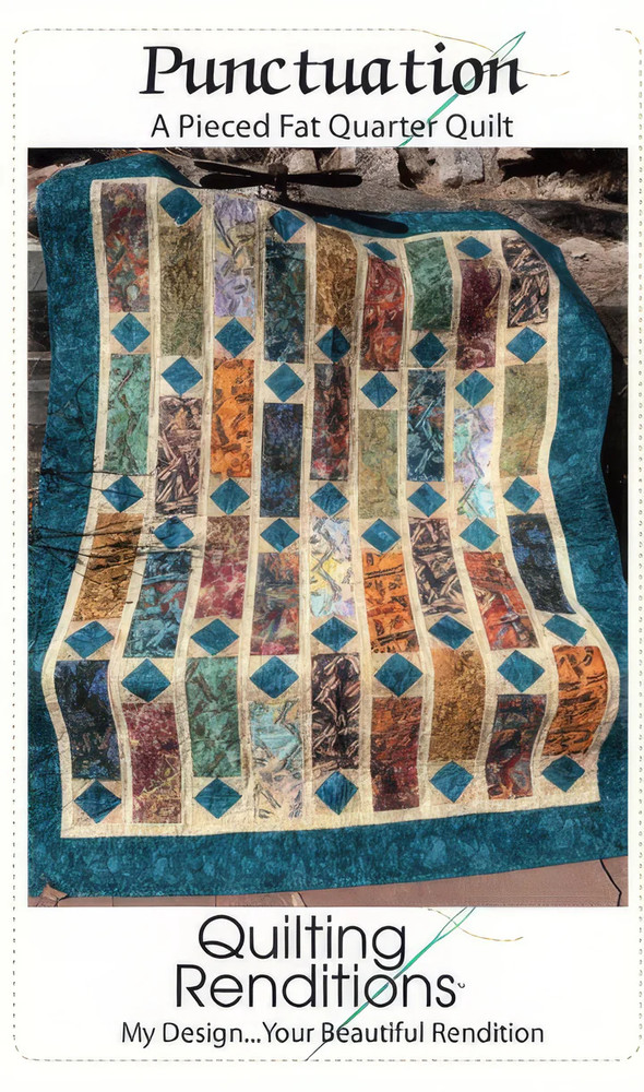 PUNCTUATION Quilt Pattern by Quilting Renditions-Pieced Quilt Pattern