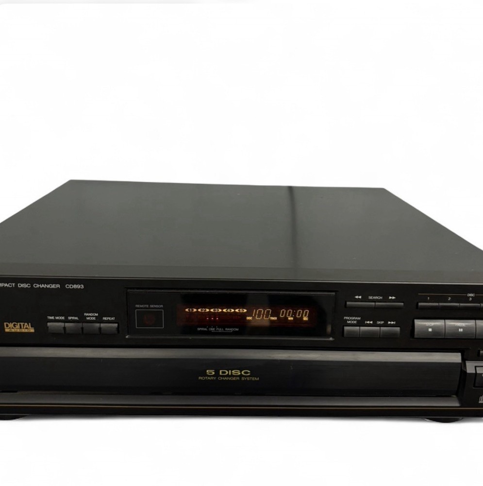 Quasar CD893 5-Disc Compact Disc Changer & Player MASH TESTED Vintage
