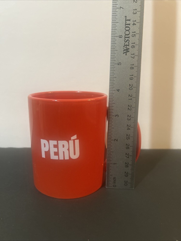 Red Peru Souvenir Coffee Cup Mug