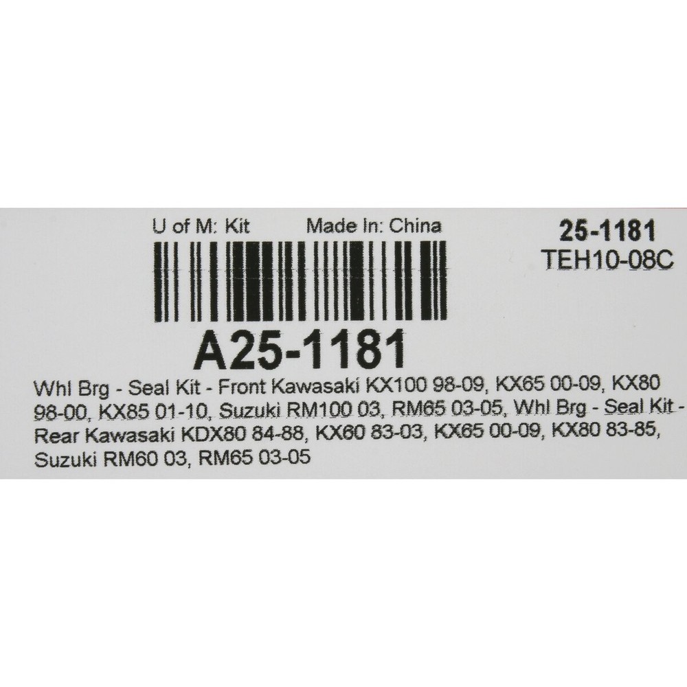 Moose Wheel Bearing Kit - A25-1181
