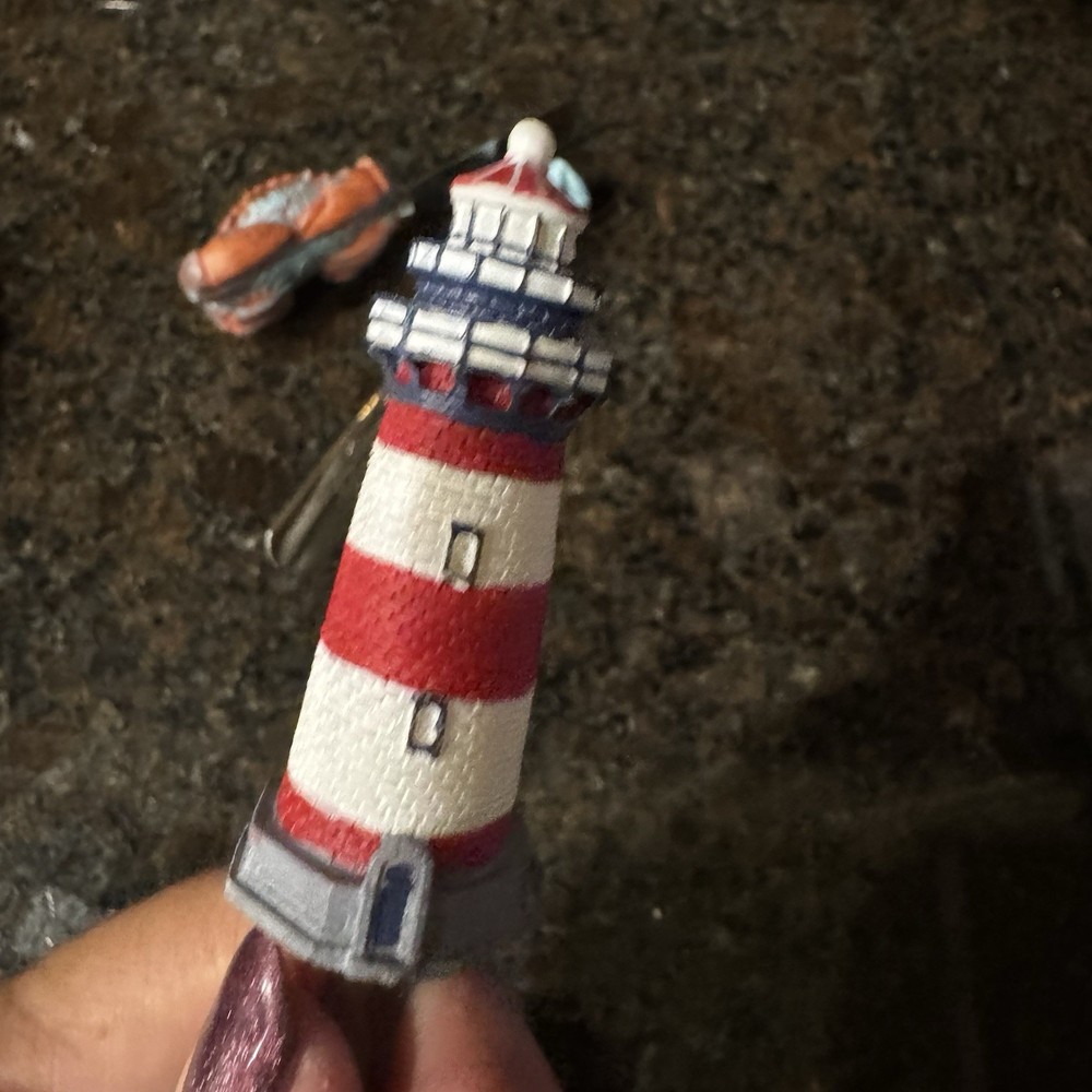 3 Nautical Theme Cheese Spreader (2) (1) Olive Fork Crab Lighthouse Crab Pails