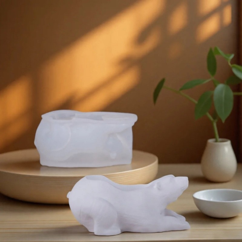 Sturdy Silicone Bear Mold For DIY Planters Making User Friendly Craft