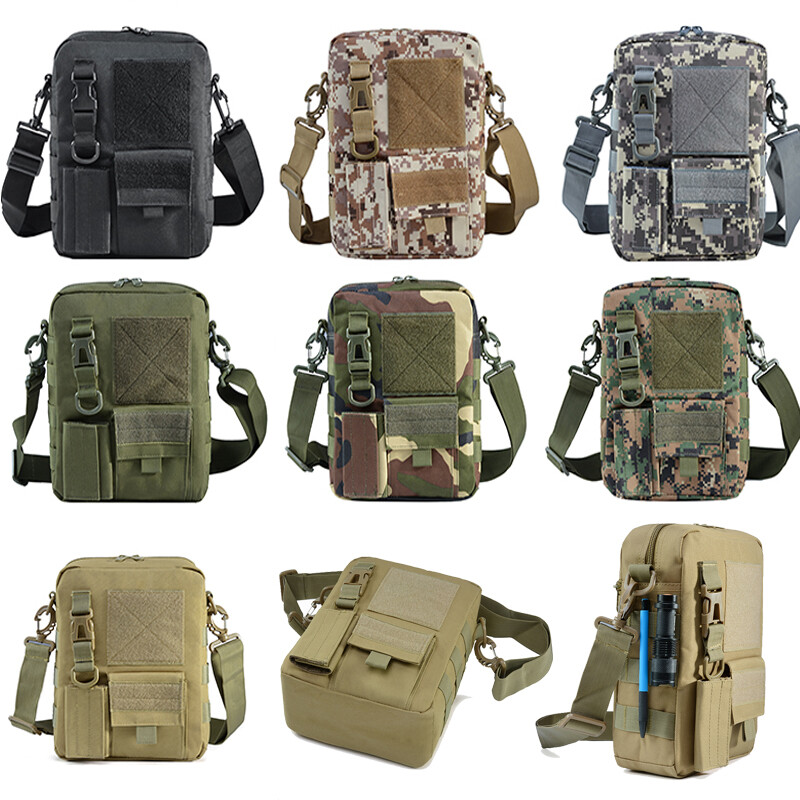 Men Backpack Molle Tactical Sling Chest Bag Assault Pack Messenger Shoulder Bag