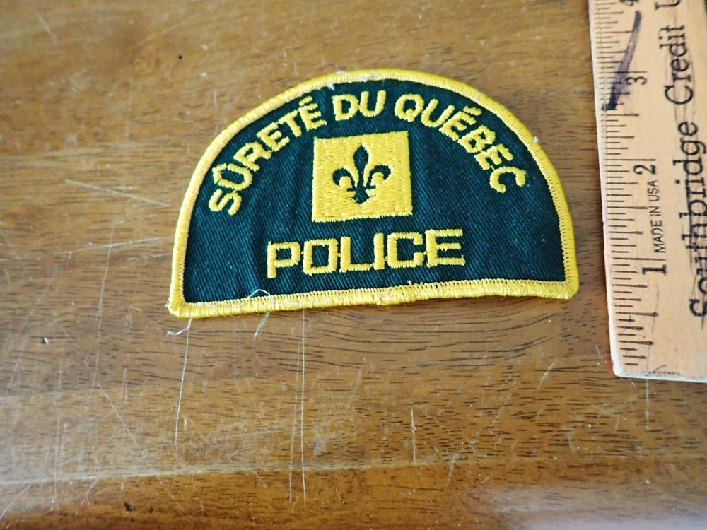 SORETE DU QUEBEC CANADA VEST PATCH OBSOLETE BX SP#461