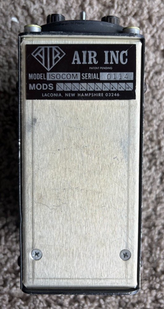 Air Inc ISOCOM Intercom S/N 0114