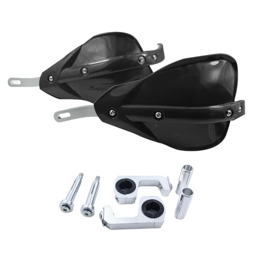 Universal Motorcycle Handlebar Protection Hand Guards Handguards Handle Black