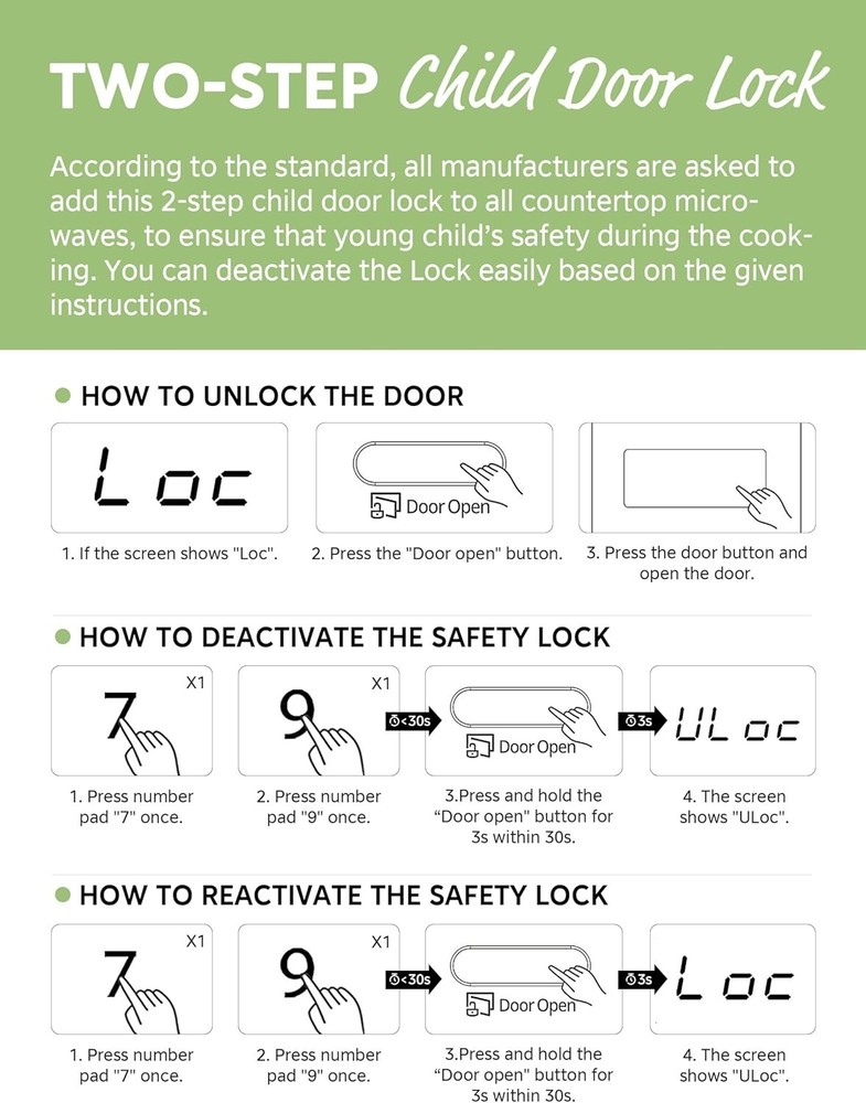Efficient Countertop Microwave Oven - 0.7 cu.ft with Defrost & Memory Function