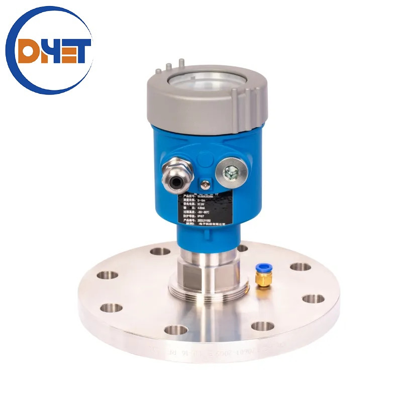 80G Radar Level Transmitter Radar Water Level Sensor Radar Level Meter Flange
