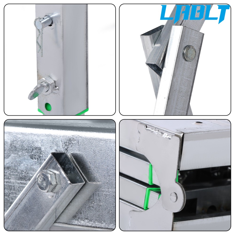 LABLT Portable Folding Scaffolding Platform Work Bench Scaffold Step Ladder 1.6M