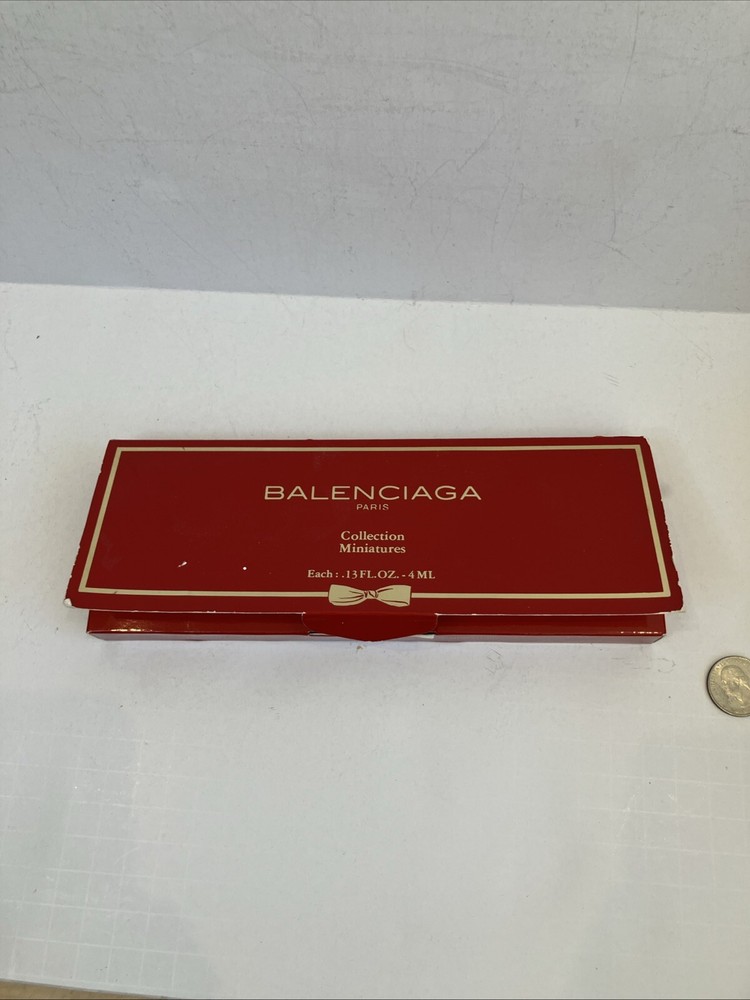 BALENCIAGA PARIS COLLECTION MINIATURES 5 Mini Perfume Set BOXED