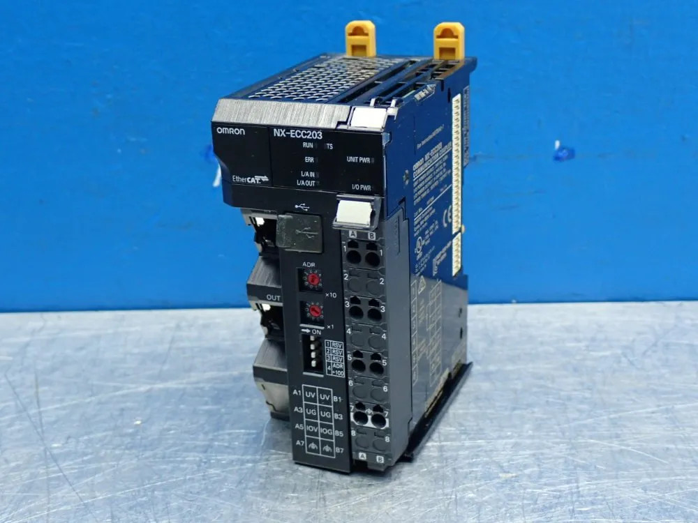 OMRON NX-SERIES ETERCAT COUPLER UNIT NX-ECC203
