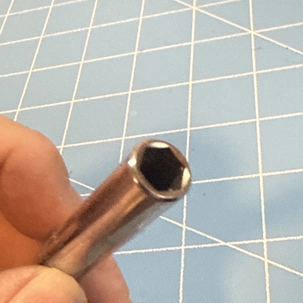 Nice Mac Tools USA 9/32" 6 Point 1/4" Deep Polished Chrome Socket MD96R