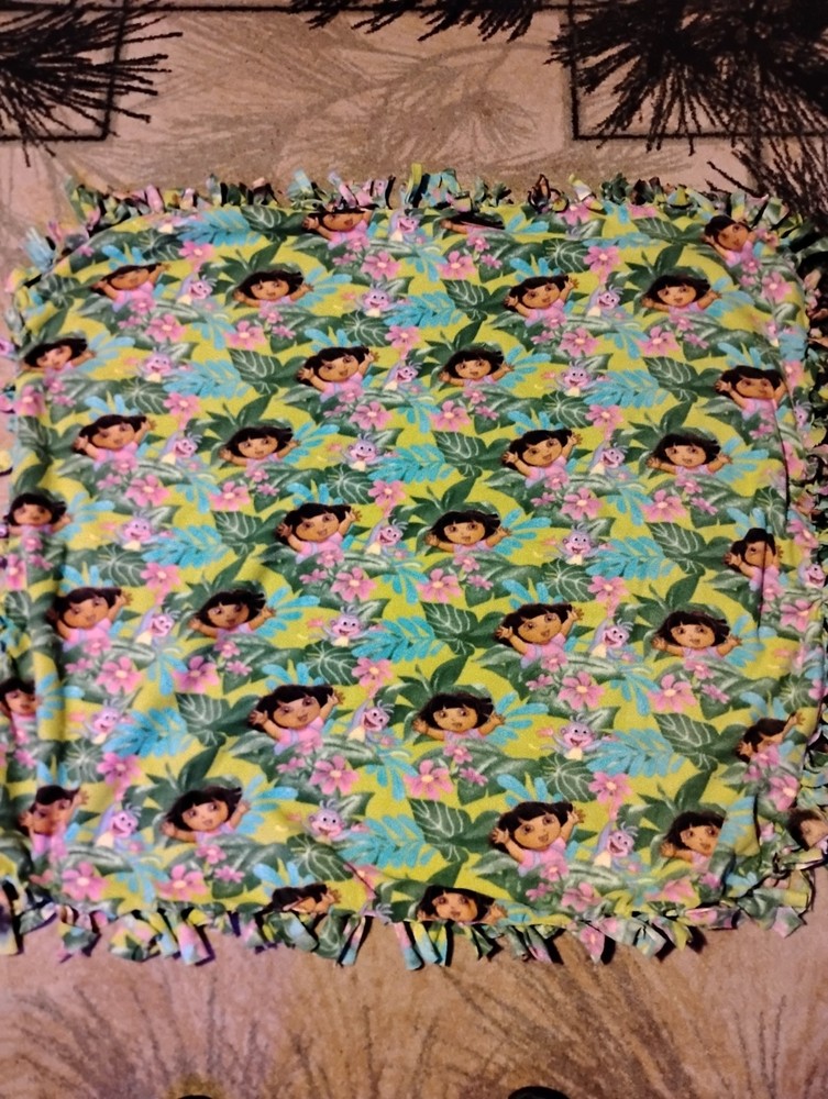 Dora The Explorer 4' X4' Heavy Blanket Very Soft