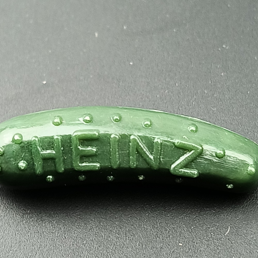 Vintage Heinz Pickle Plastic Pin