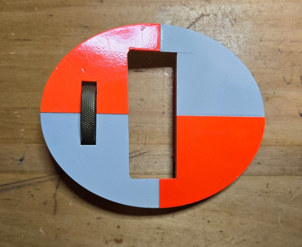 K+E Surveyor's Elevation Rod Target - NEW