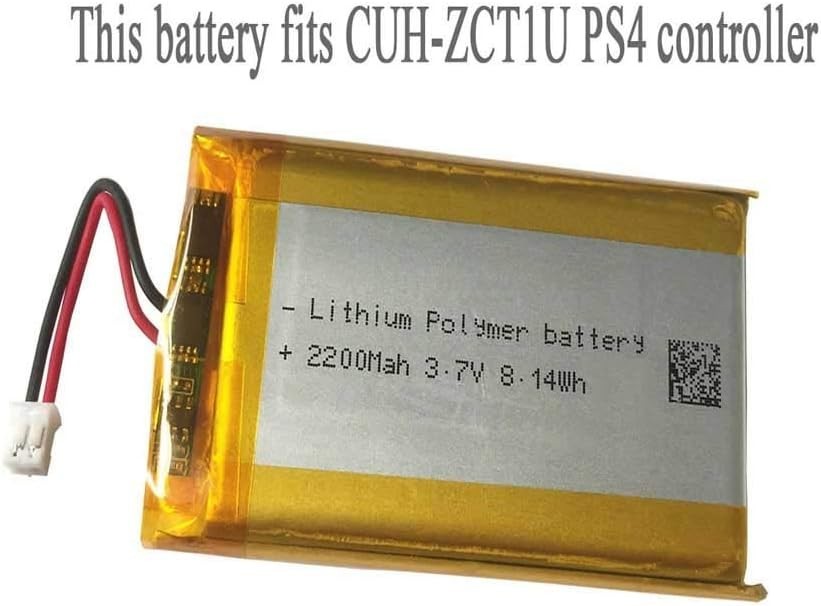 3.7v Battery 2200mAh for PS4 Controller Battery Replacement Battery Pack fits...