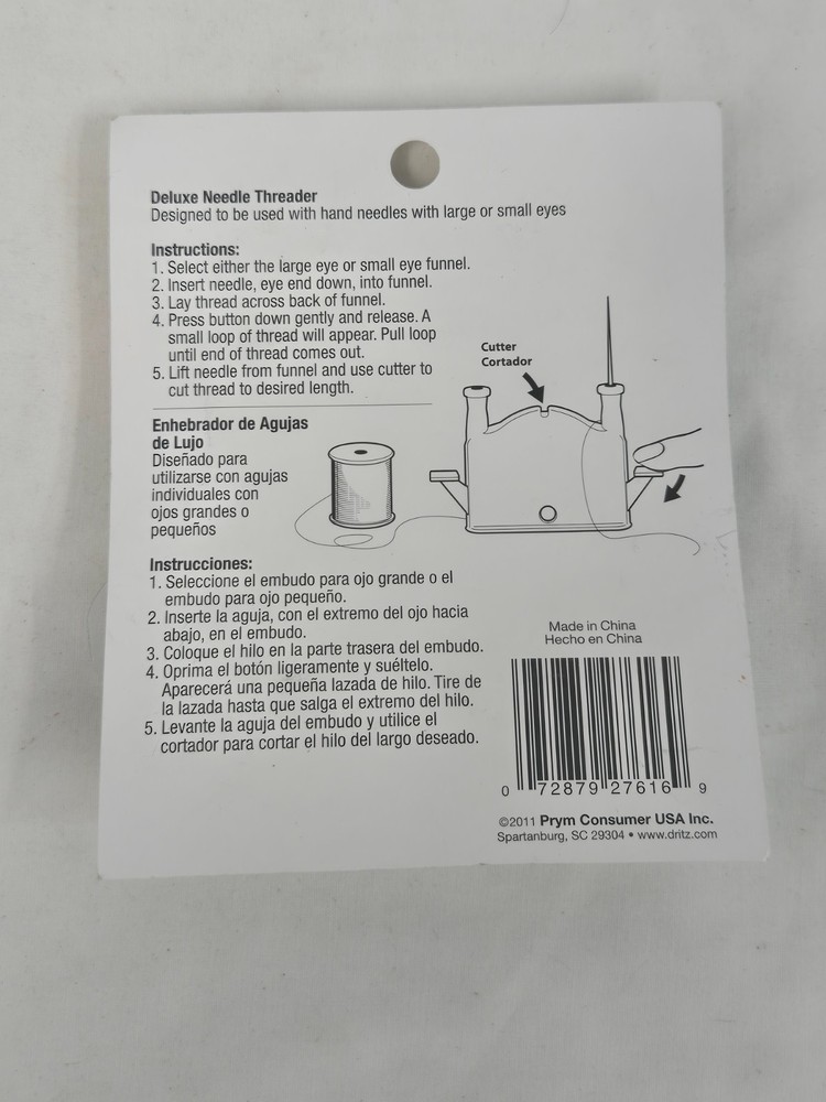 Dritz 256 Deluxe Needle Threader , Green