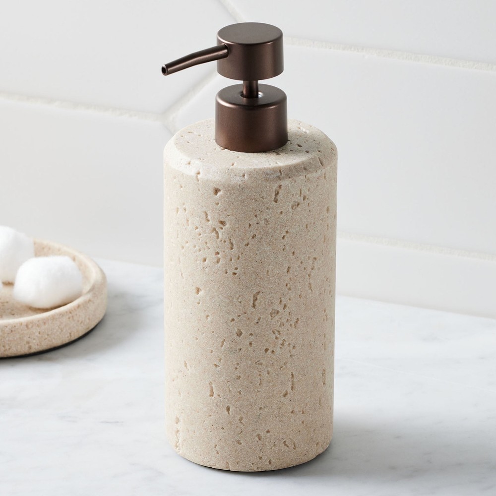 Faux Stone Soap Pump,new