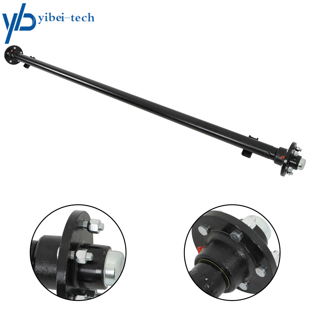 3.5K Trailer Axle 5 lug Trailer Cargo Dump RV Utility Axle 3500 lbs Boat Axle