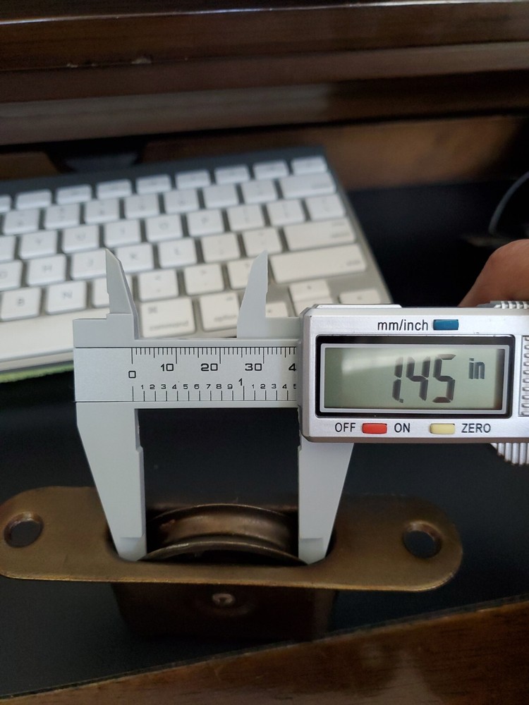 4 1/2" X 1" window roller sash rope pulley