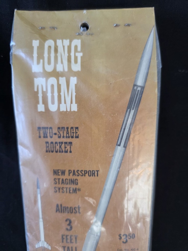 Vintage Model Rocket Centuri Long Tom #KC-4