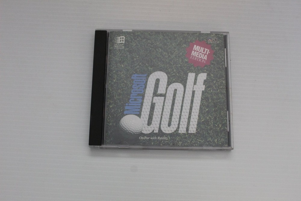 Microsoft Golf Software CD-ROM for PC Vintage 1997 Multi-Media Edition