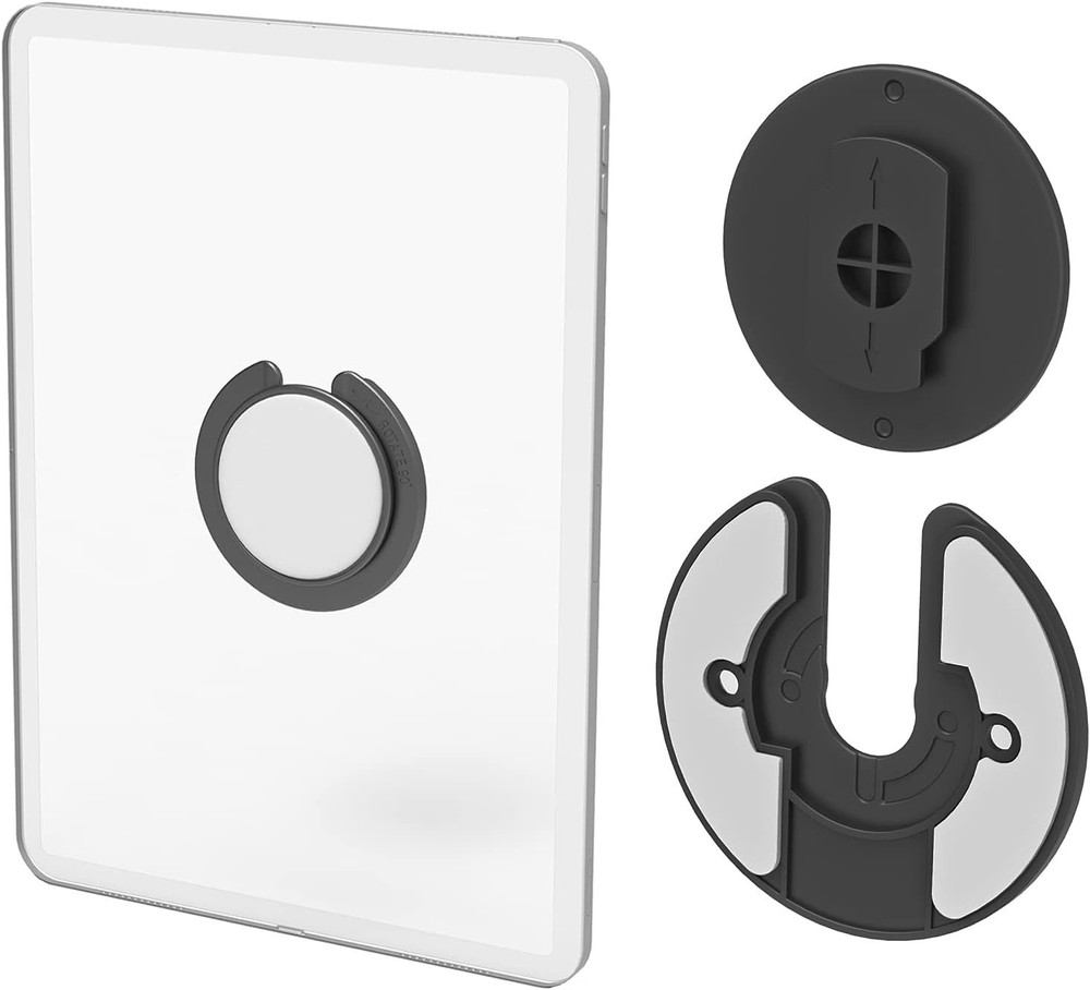 Universal Adjustable Tablet Wall Mount - 90° Rotating for iPad/Kindle, 2-Pack