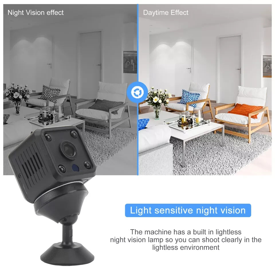 Mini Camera Wireless Wifi IP Home Security Camera HD 1080P DVR Night Vision