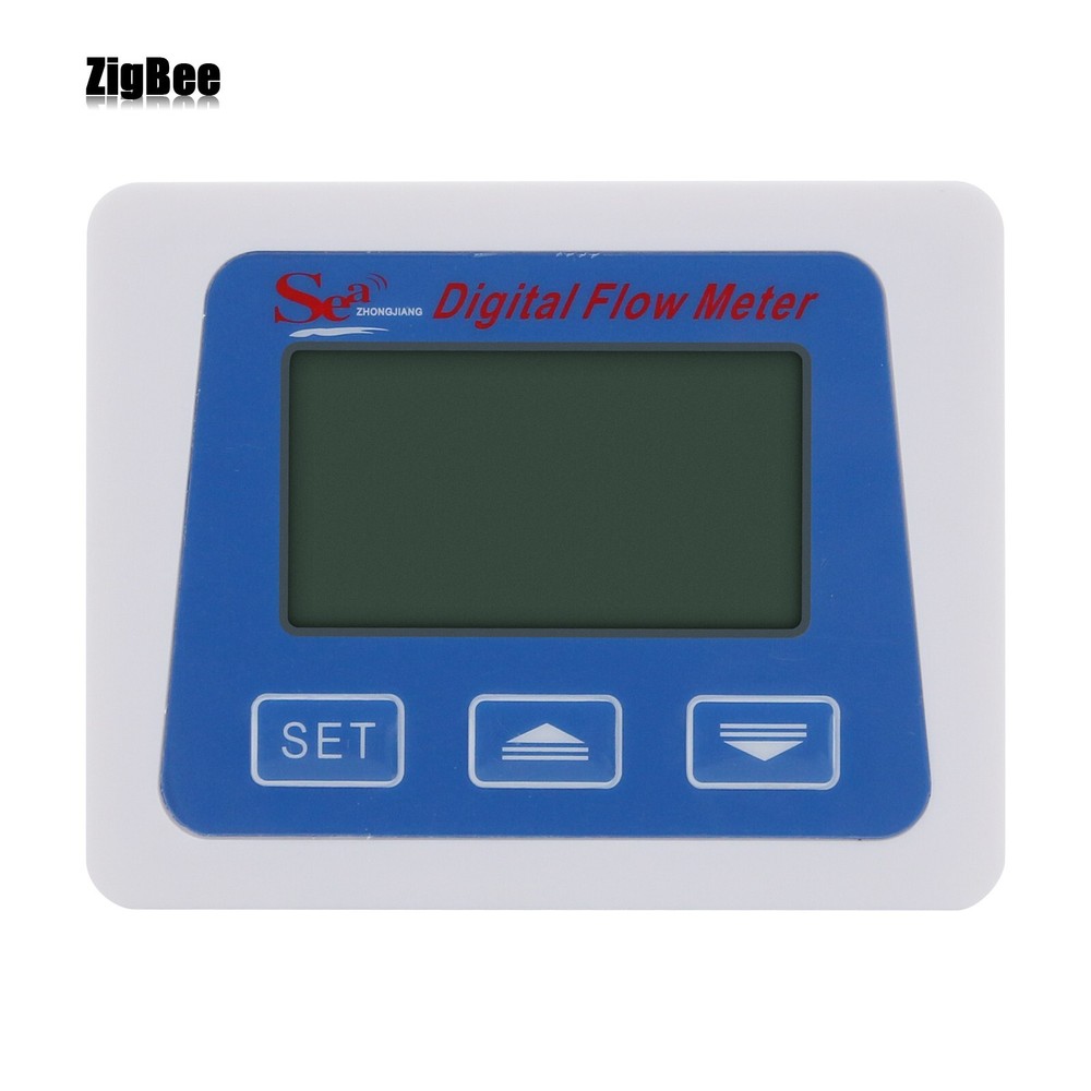 Electronic Intelligent Water Flow Meter 1/2” External Thread Digital Display