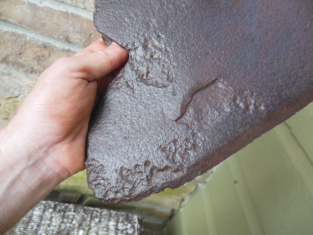 Antique L. Scranton Warranted Broad Head Hewing Axe 5lbs 5oz