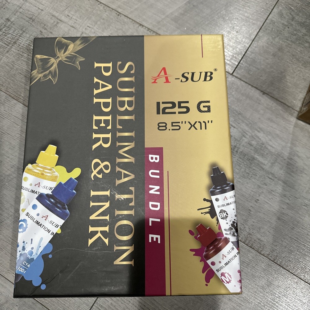A-SUB Sublimation Starter Kit - A-SUB Sublimation Paper and Sublimation Ink