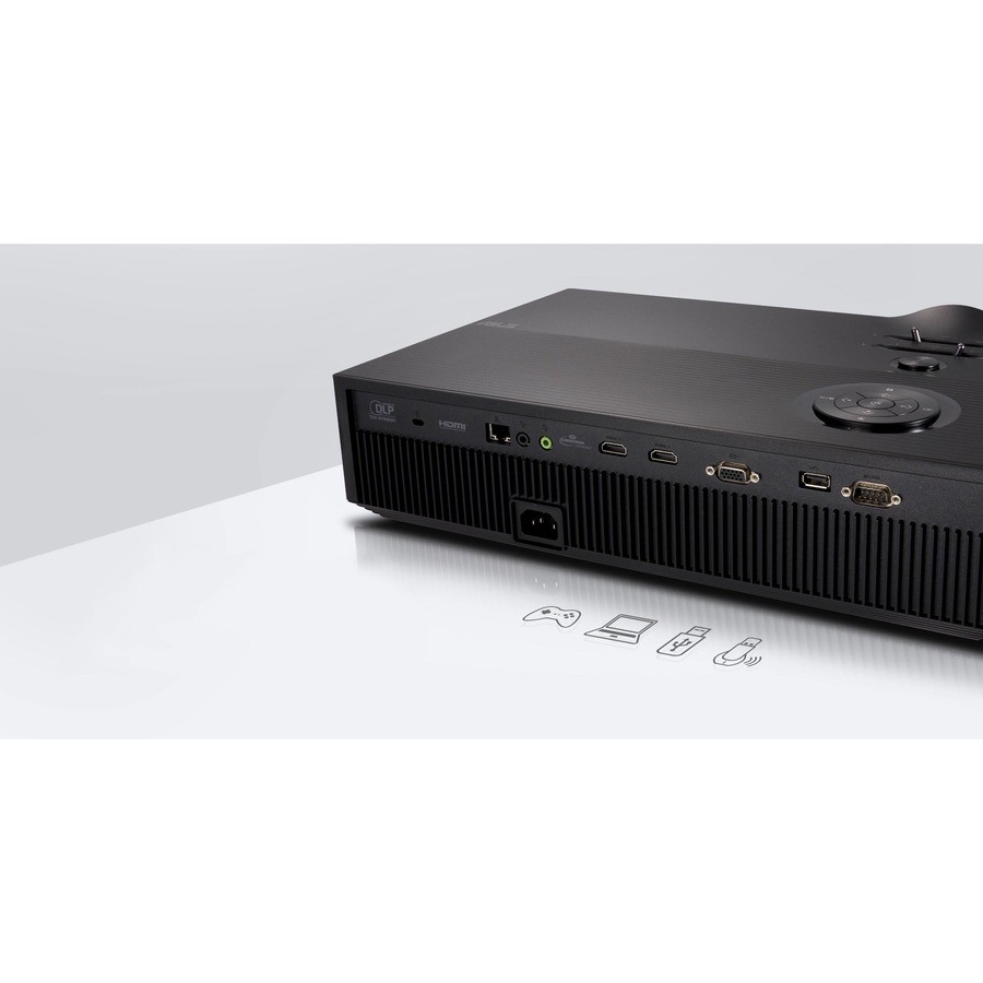Asus H1 3D DLP Projector - 16:10 - Black