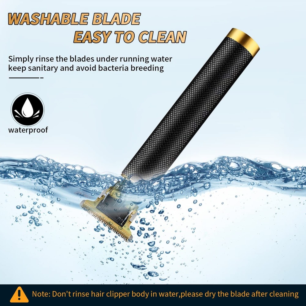 Hair Trimmer for Men, Black with Ear Spoon Tool, With Tool