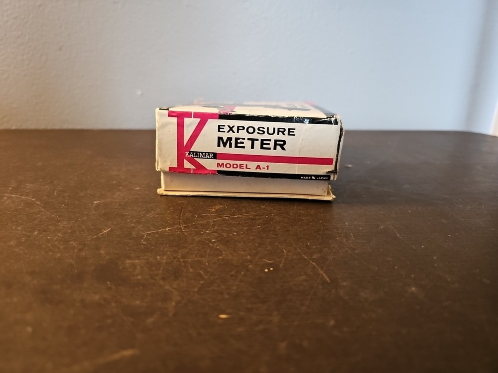 Tested Kalimar Exposure Meter, model A-1 with original case and box